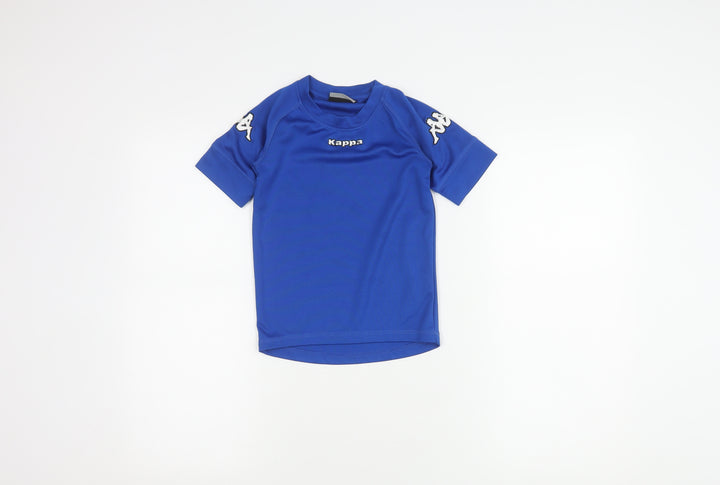 Kappa Boys Blue Polyester T-Shirt, Age 6, Sporty Style