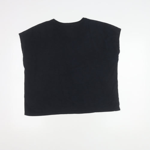 Superdry Women's Black L T-Shirt, Sleeveless, Athletic