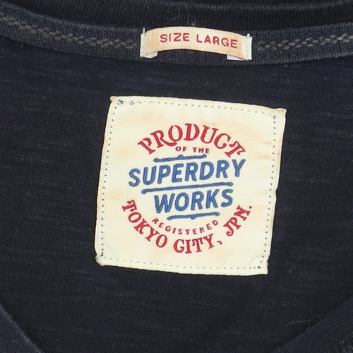 Superdry Women's Black L T-Shirt, Sleeveless, Athletic