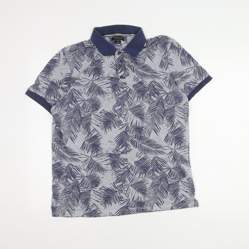 ALTINYILDIZ CLASSICS Blue Men's XL Slim Fit Polo