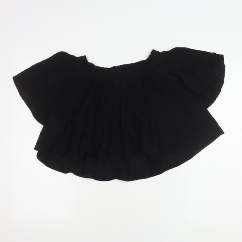 Superdry Women's Black Off Shoulder Tunic Blouse XS