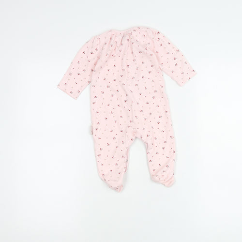 Jasper Conran Pink Floral Babygrow 6-9 Months Unisex