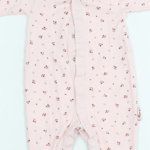 Jasper Conran Pink Floral Babygrow 6-9 Months Unisex