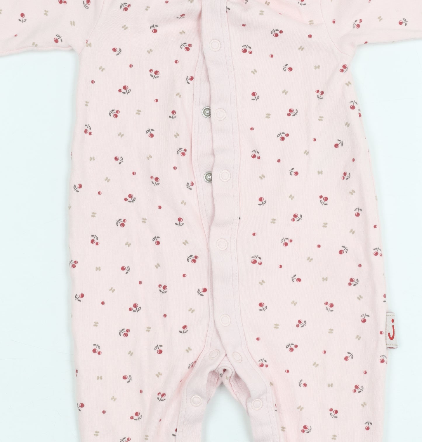 Jasper Conran Pink Floral Babygrow 6-9 Months Unisex