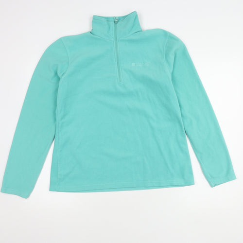 Mountain Warehouse Women's Blue Fleece Pullover Sweatshirt L