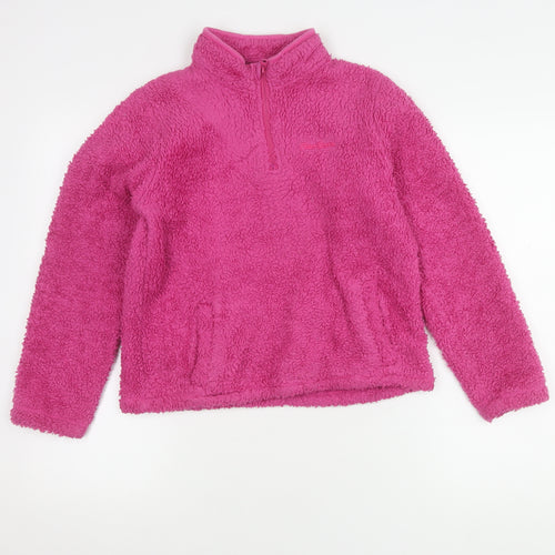 Peter Storm Girls Pink Pullover Sweatshirt Fleece 11-12 Years