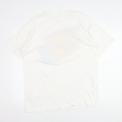 Superman Men's White XL Graphic T-Shirt