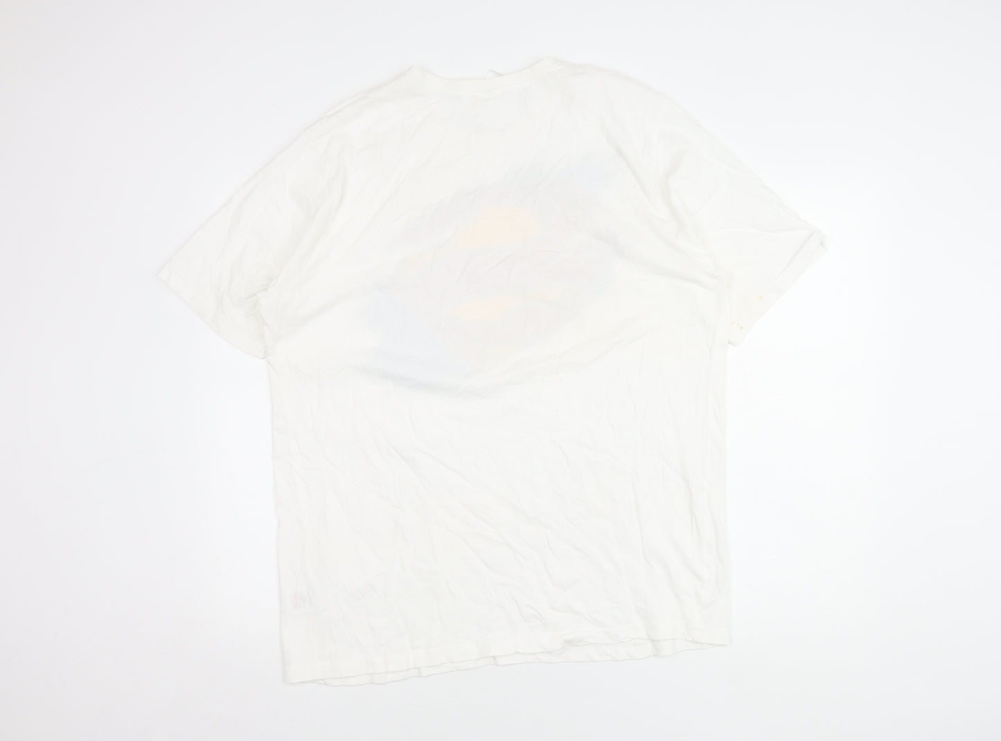 Superman Men's White XL Graphic T-Shirt