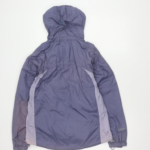 Peter Storm Women's Blue Hooded Rain Jacket Size 14