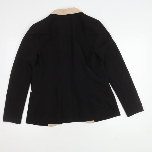 Forever 21 Women's Black Beige Suit Jacket Size 8