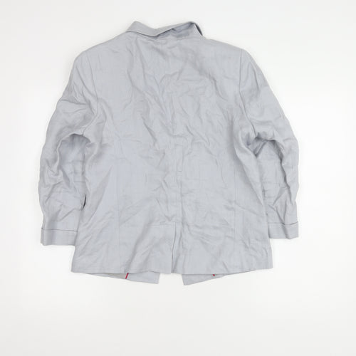 Whistles Grey Women's Blazer Size 12 Regular Fit