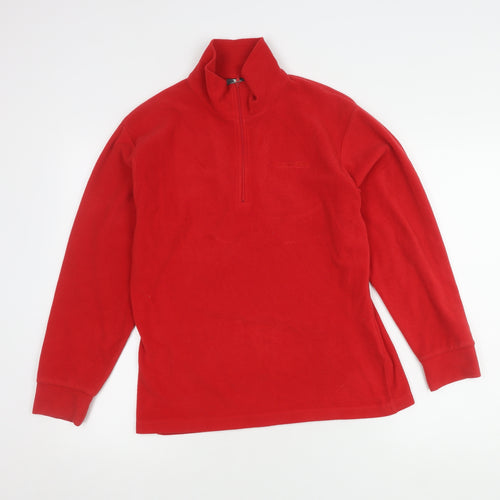 Trespass Red Fleece Pullover Sweatshirt L