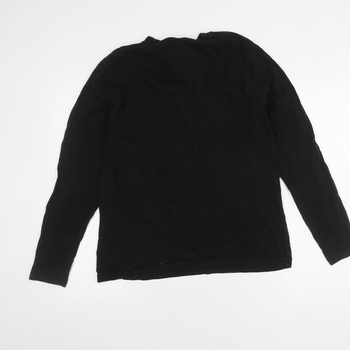 Batman Black Long Sleeve T-Shirt, Men's Small