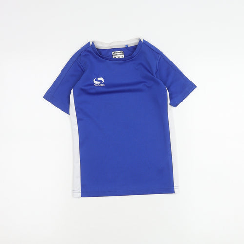 Sondico Boys Blue Athletic T-Shirt, 5-6 Years, Short Sleeve Jersey