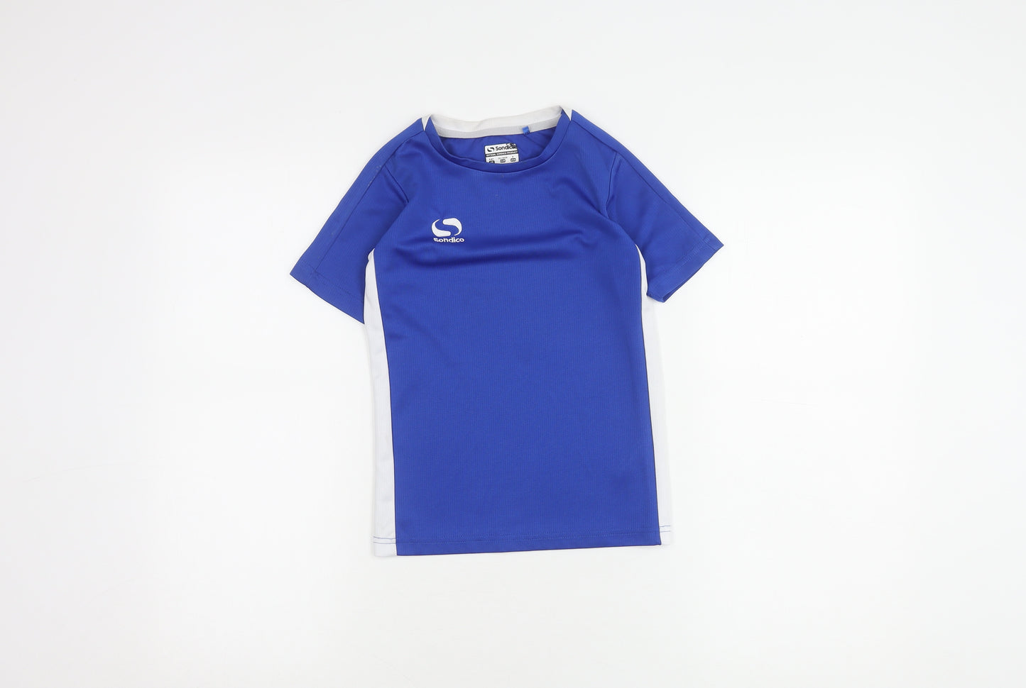 Sondico Boys Blue Athletic T-Shirt, 5-6 Years, Short Sleeve Jersey
