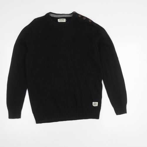 Jack & Jones Men's Black Pullover Jumper - Size S