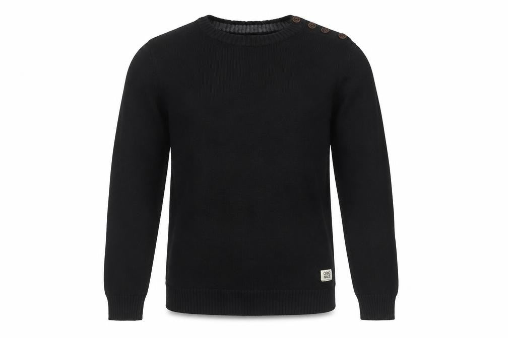 Front view of Jack & Jones Men's Black jumper -, size S