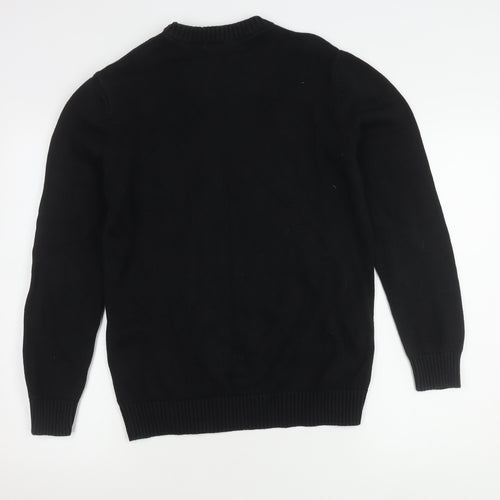 Jack & Jones Men's Black Pullover Jumper - Size S