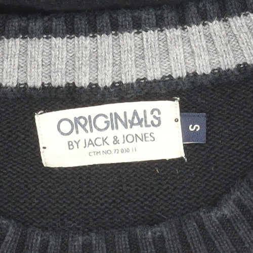 Jack & Jones Men's Black Pullover Jumper - Size S