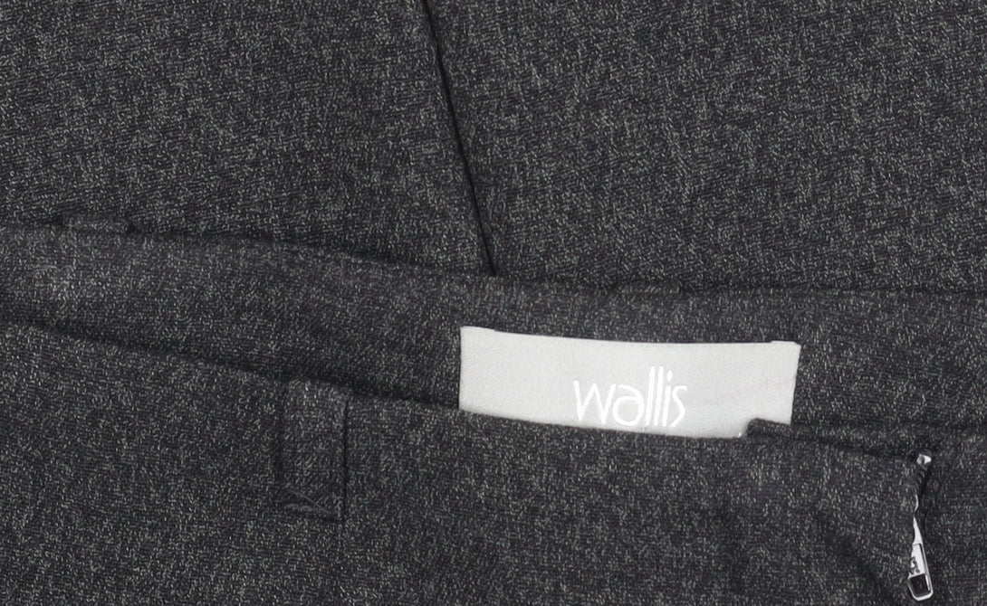 Wallis Women's Black Wide-Leg Trousers Size 10