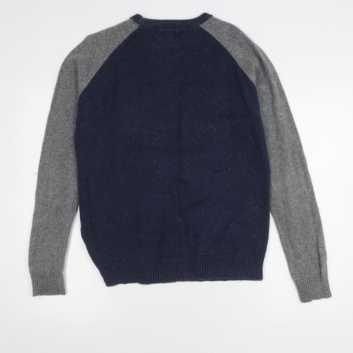 Jack & Jones Men's Blue M Logo Pullover Jumper