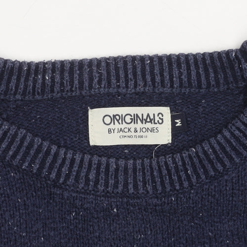 Jack & Jones Men's Blue M Logo Pullover Jumper