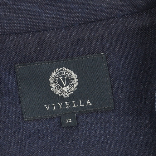 Viyella Women's Blue Lyocell Blazer, Size 12