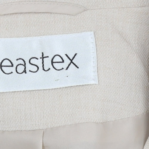 Eastex Women Beige Suit Jacket Size 16