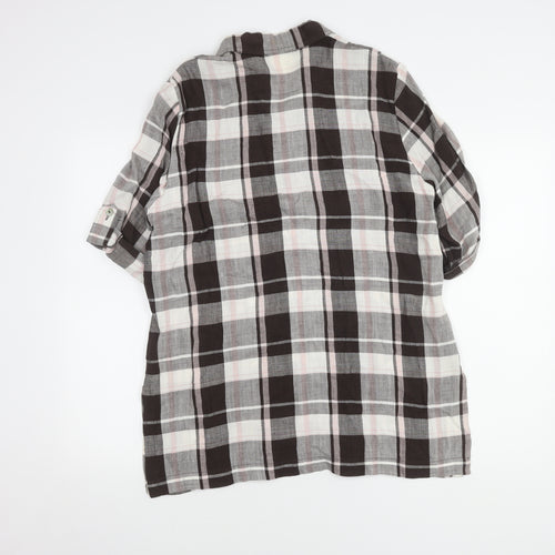 Eastex Women's Multicoloured Check Button-Up Shirt