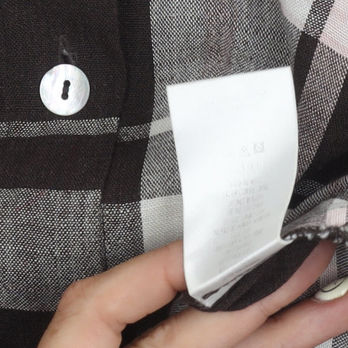 Eastex Women's Multicoloured Check Button-Up Shirt