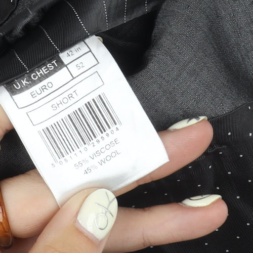 Jasper Conran Men's Grey Blazer, Size 42S Formal Jacket