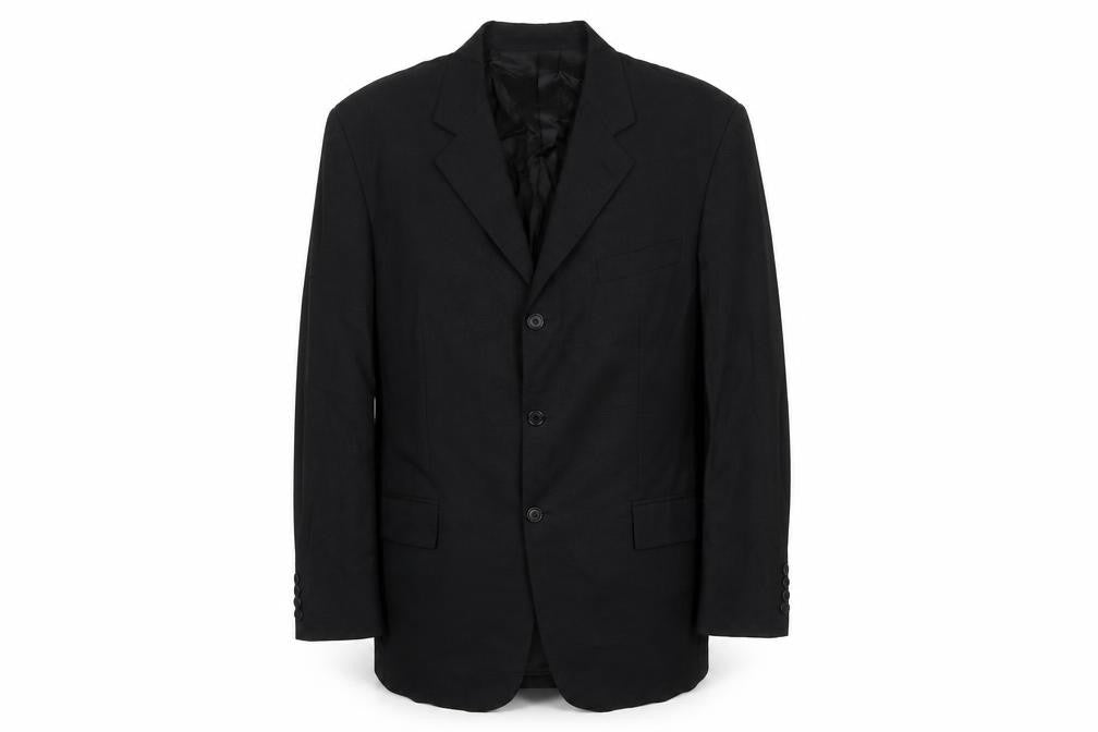 Front view of Berwin & Berwin Men's Black Blazer R42 Jacket