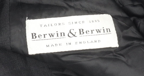 Berwin & Berwin Men's Black Blazer R42 Jacket