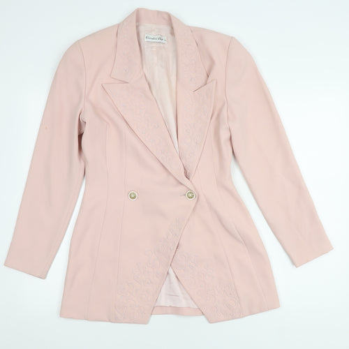Condici Women's Pink Blazer Size 10 Double-Breasted