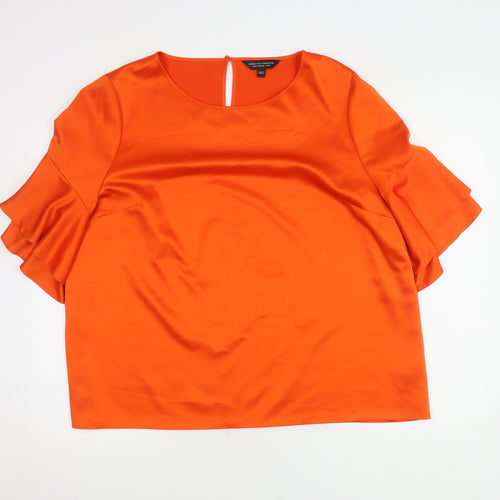 Dorothy Perkins Women's Orange Top - Size 22