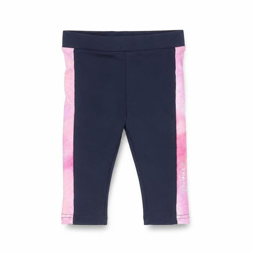Sonneti Unisex Baby Leggings, Blue Pink, 6-9 Months, Stretch