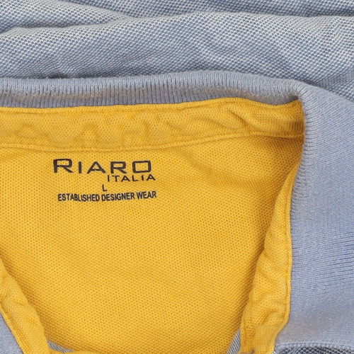 Riaro Italia Men’s Blue Polo Shirt - Size L