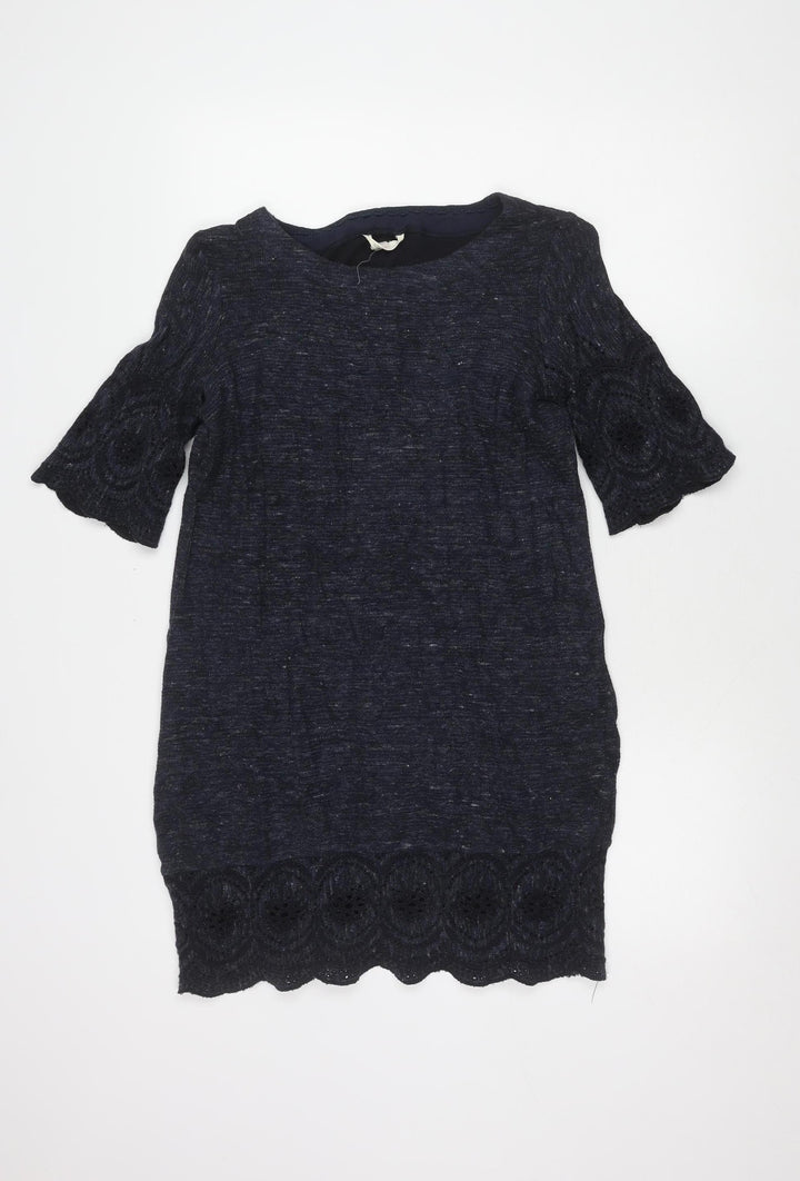White Stuff Women's Blue Knee Length Dress