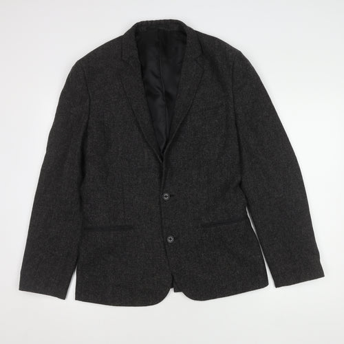 Lost Souls Men's Grey Blazer, M, Regular Fit, Autumn/Winter