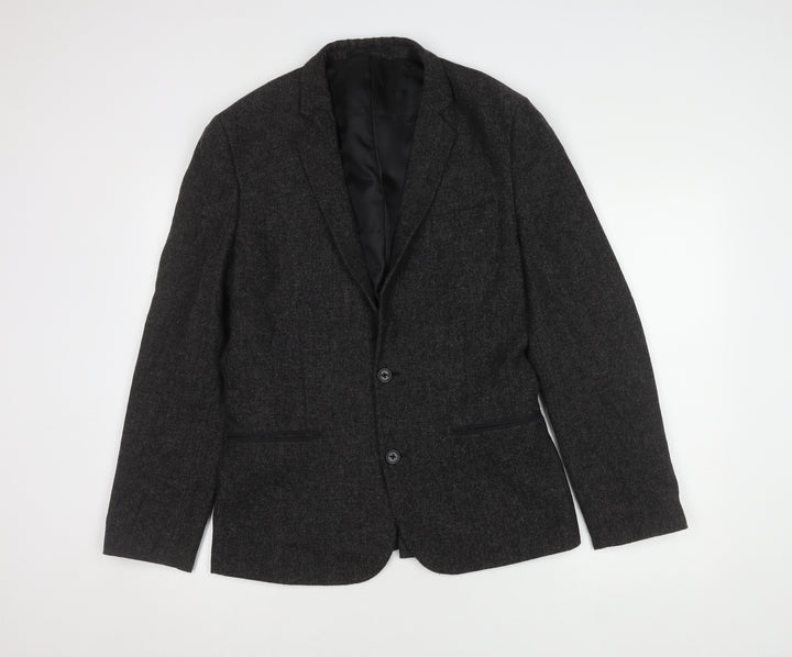Lost Souls Men's Grey Blazer, M, Regular Fit, Autumn/Winter