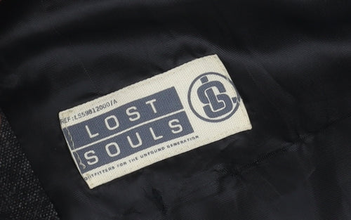 Lost Souls Men's Grey Blazer, M, Regular Fit, Autumn/Winter