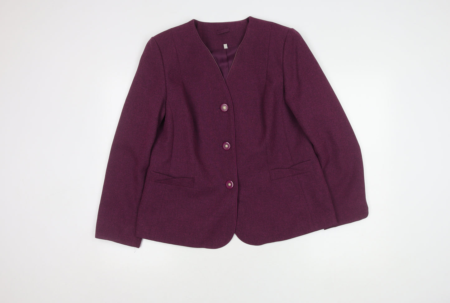 Honor Millburn Women's Purple Size 14 Suit Jacket