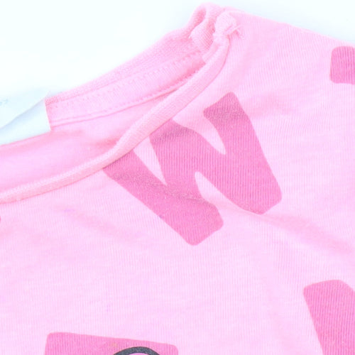 Disney Girls Pink Minnie Mouse T-Shirt 12 Months