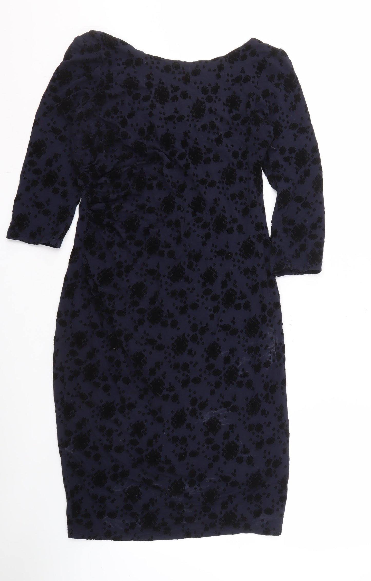 NOOSNOW Women's Blue Sheath Dress Size 12