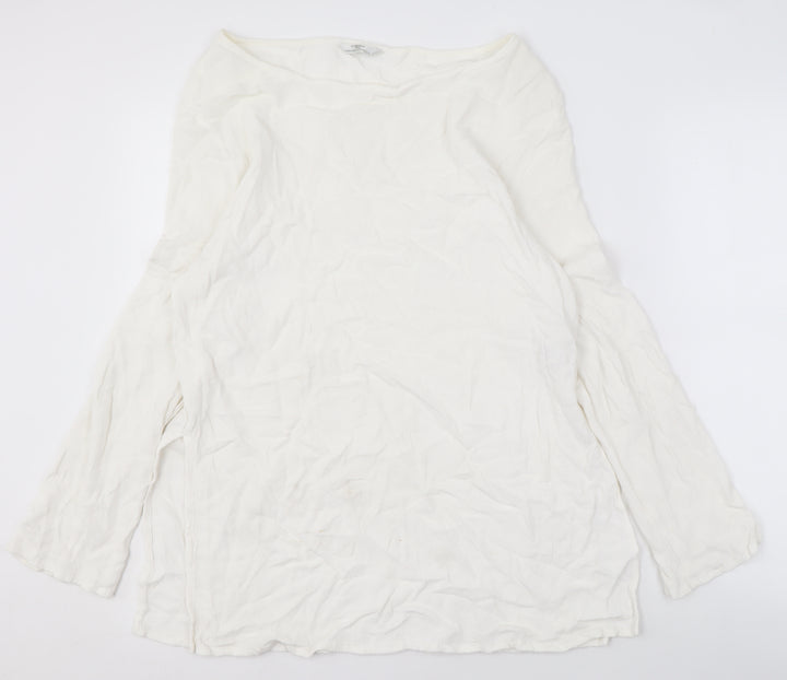Marks and Spencer Women's White Blouse Size 12