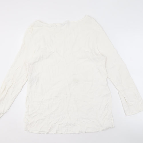 Marks and Spencer Women's White Blouse Size 12