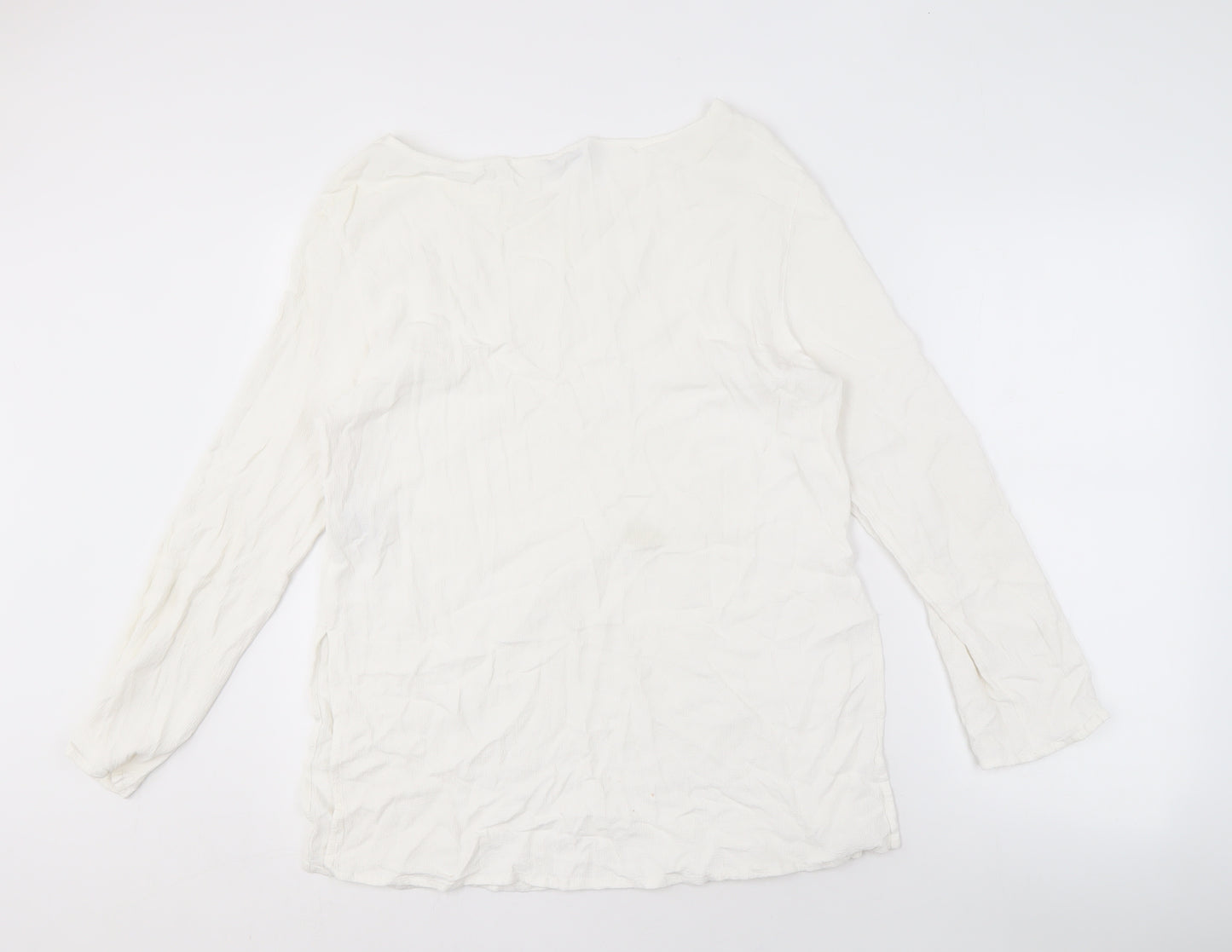 Marks and Spencer Women's White Blouse Size 12