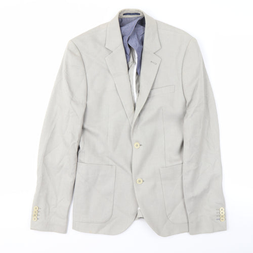 Marcs Men's Grey Blazer, Size 36 Slim