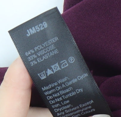 Capsule Women's Purple Trousers UK 18 Regular