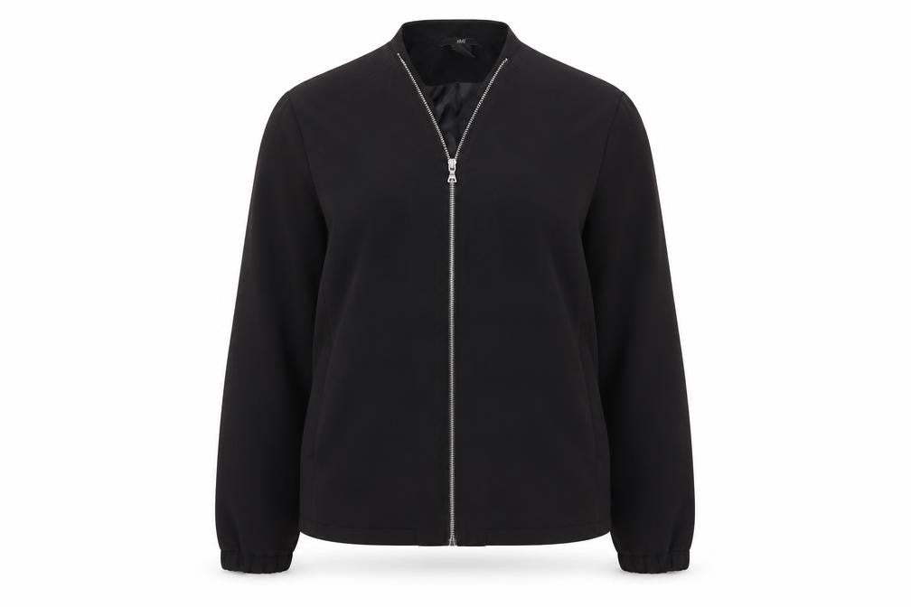 H&M Women's Black Mid-Length Jacket Size 12